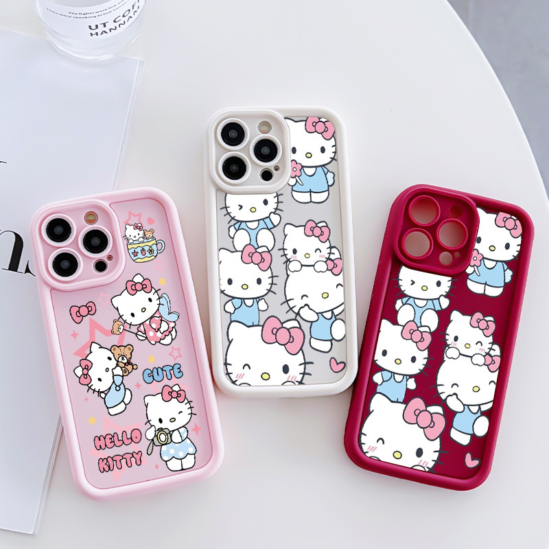 เคสสำหรับ Realme C12 C25 C25s Narzo 20A Narzo 30A Narzo 50A เคสโทรศัพท์แมวน่ารักสามสีซิลิโคนกันกระแทก ราคา ถูกที่สุด ดีลบีเคเค แกลเลอรีภาพที่ 5