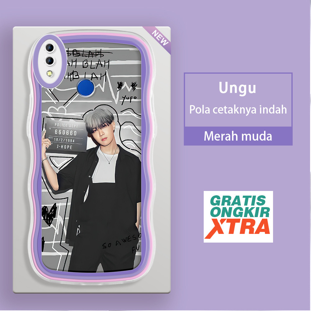 ปลอก HP Realme 2 3 pro C2 C2S C61 C63 C65 C67 12LITE C75 A1K รูปแบบ J-hopy BTS Jung Ho-seok ขอบคลื่น