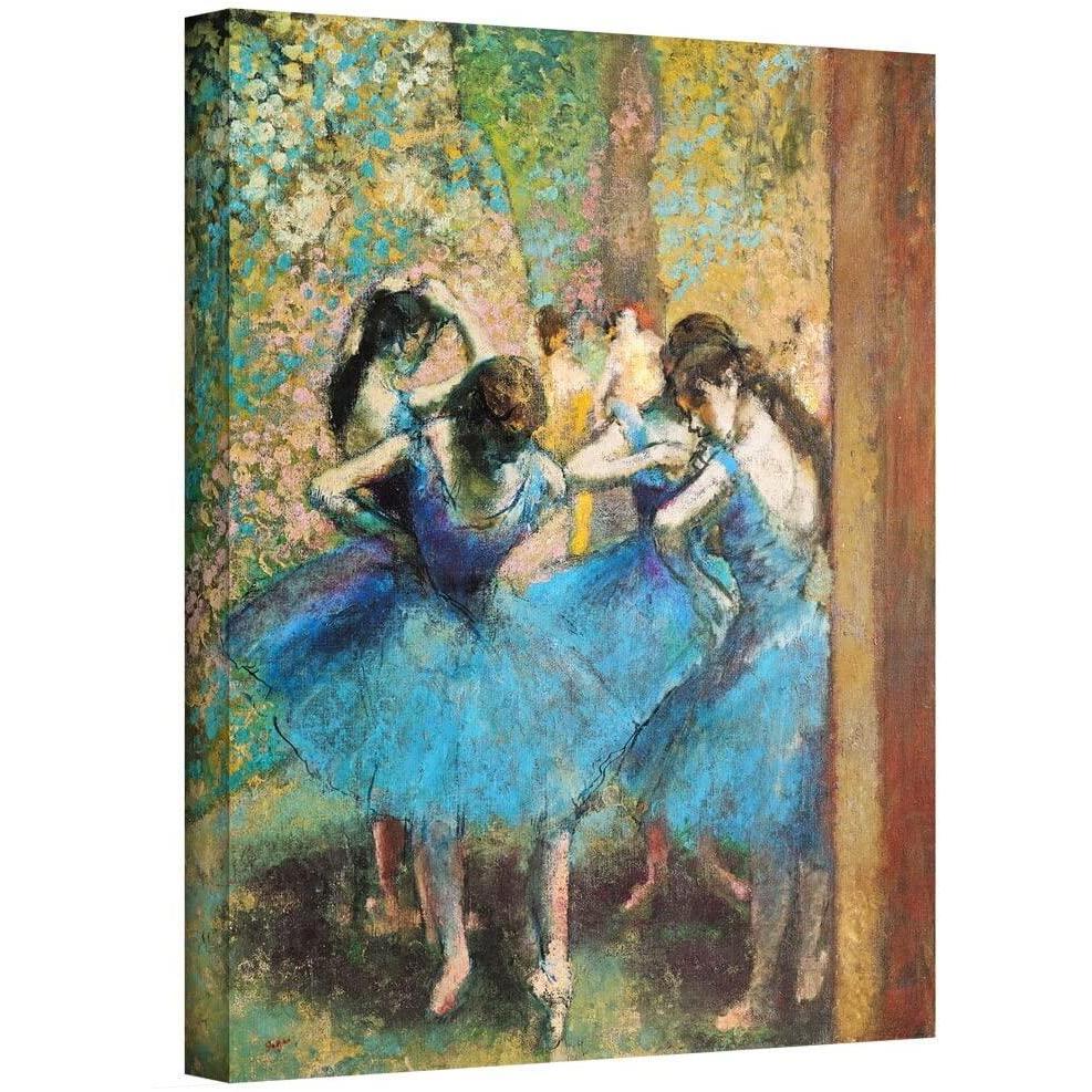 Artwall Edgar Degas Dancers ผ้าใบห่อแกลเลอรี่สีน้ําเงิน