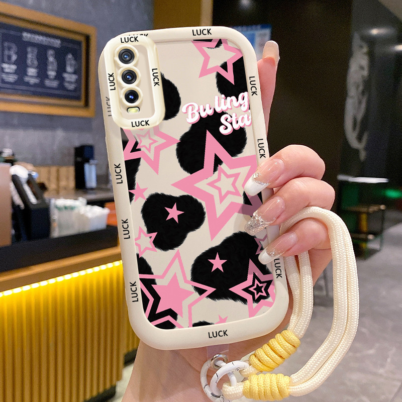 เคส VIVO Y20 Y20i Y20s Y20A Y20G Y12A Y12S Y11s เคส Star พร้อมเชือกเส้นเล็ก