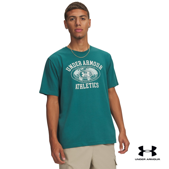 Under Armour เสื้อแขนสั้นสำหรับผู้ชาย UA Armour Globe