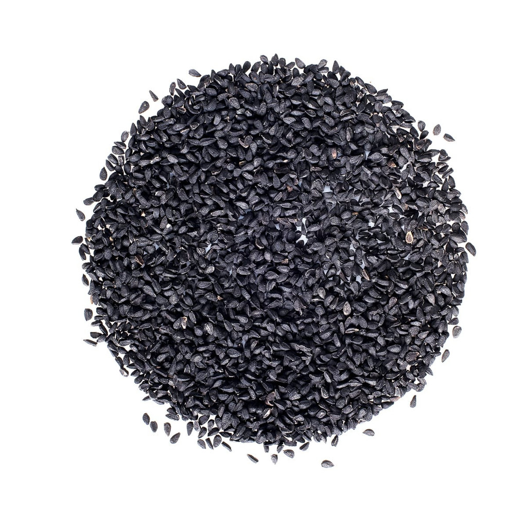 เมล็ดเทียนดำ เมล็ดยี่หร่าดำ Black Caraway Seeds ชนิดแบบแห้ง แบบชิ้น 50 กรัม