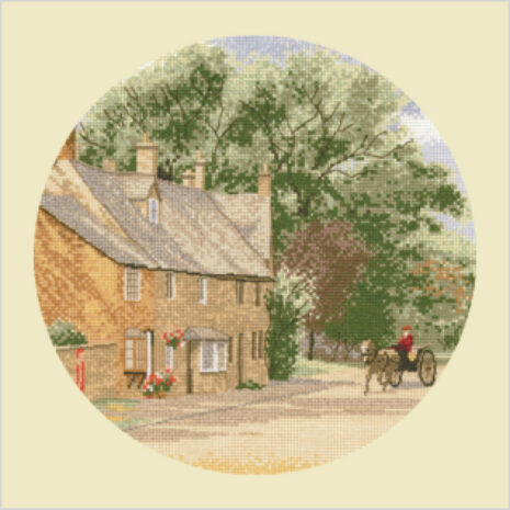 PINN SHOP ชุดปักครอสติช : เฮริเทจ - VILLAGE LANE [HJC-272]
