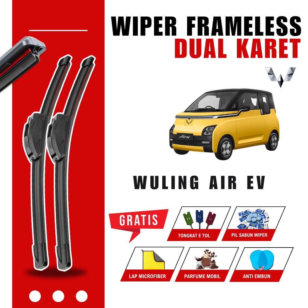 Wuling Air Ev ที่ปัดน้ําฝนกระจกรถยนต์คู่ฟรี 5 โบนัส