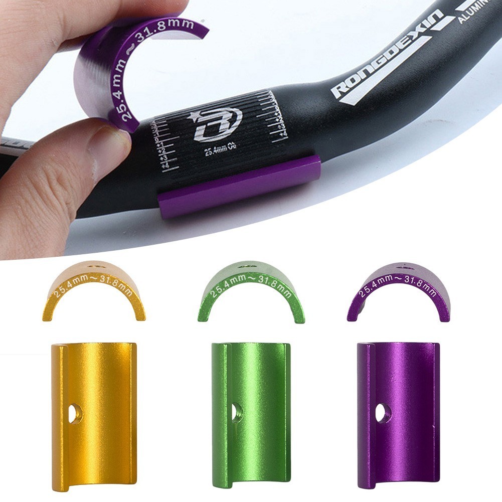 .Adapter/Shim Spacer สำหรับแฮนด์บาร์จักรยาน ปรับขนาดจาก 25.4 mm เป็น 31.8 mm