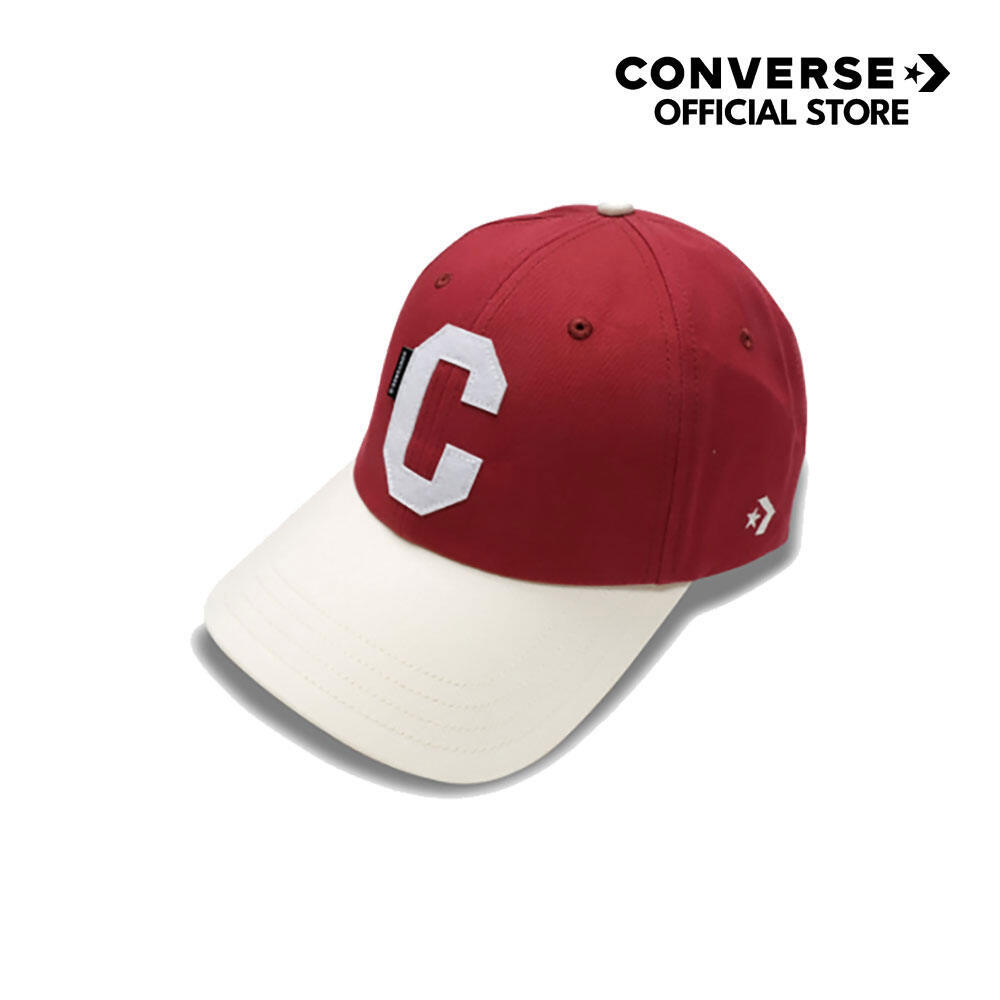 CONVERSE หมวก CONVERSE VARSITY C BASEBALL CAP RED 1251365BU_S6REXX