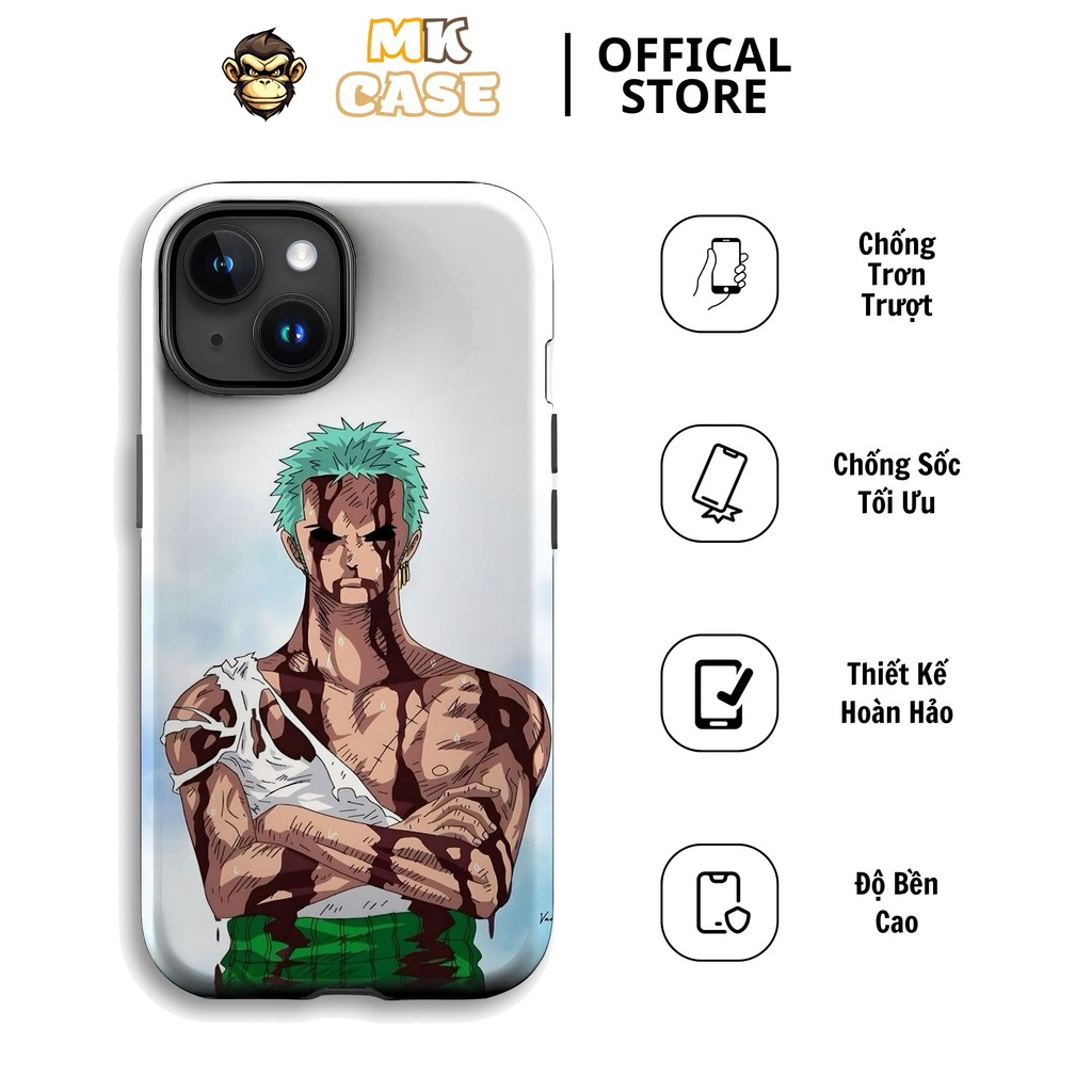 Cool Zoro Iphone CASE บุคลิกภาพที่ขูดกันกระแทกทนทาน MK CASE Ip11/12/13/14/15/16