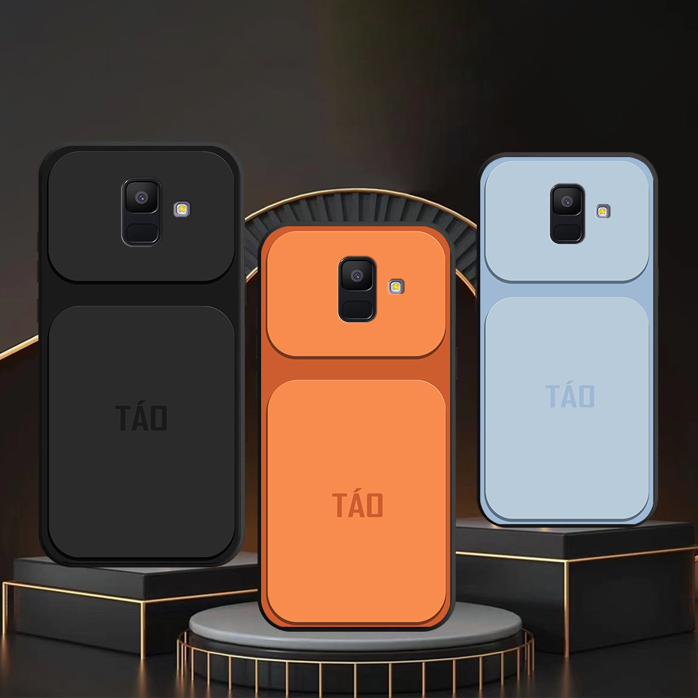 เคส Samsung A6 2018 / A6 Plus พิมพ์ลายสีพื้นฐาน