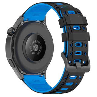 สําหรับ Black Shark GS3 Ultra Breathable Strap 22mm Mecha-Style สายนาฬิกาซิลิโคน