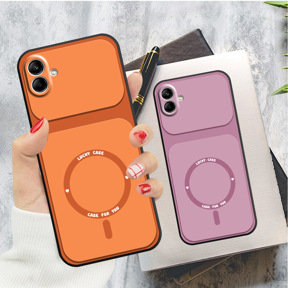 เคส Samsung A07 / A07 5G พิมพ์ลายวงกลม luckycase
