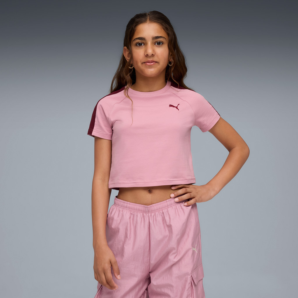 PUMA تيشيرت بنات T7 Baby — وردي — صورة 2