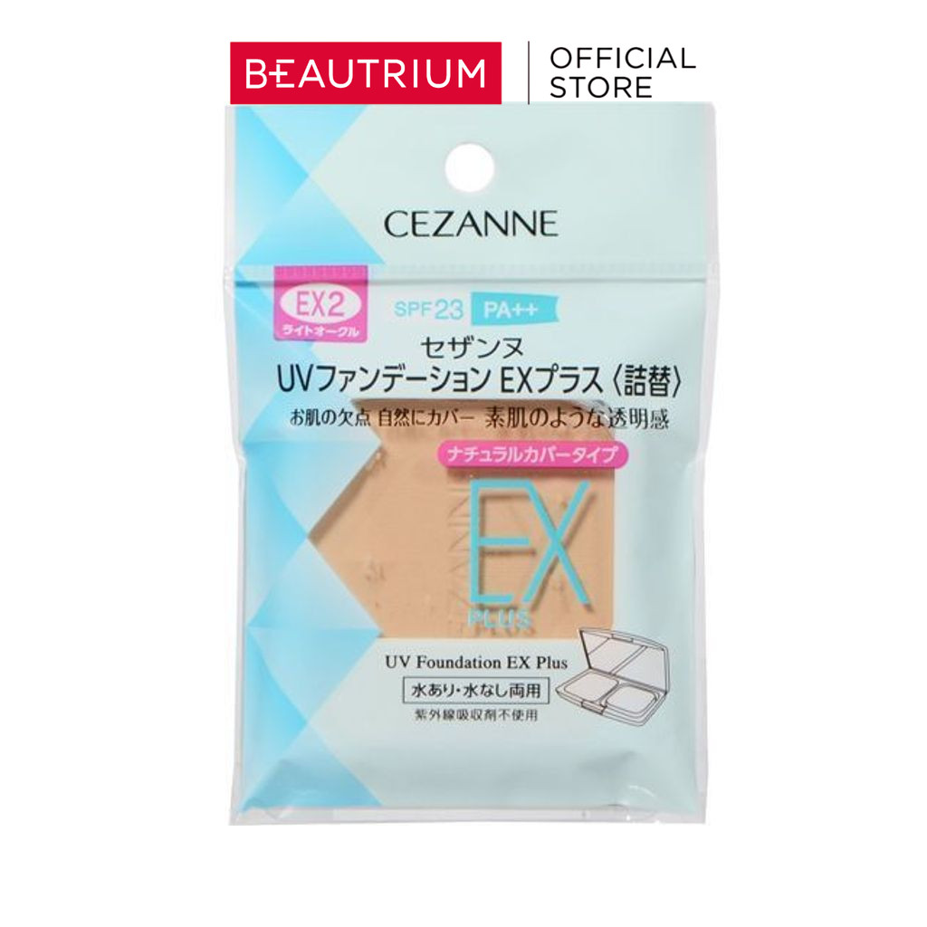 CEZANNE (Refill) UV Foundation Ex Plus 11g แป้ง