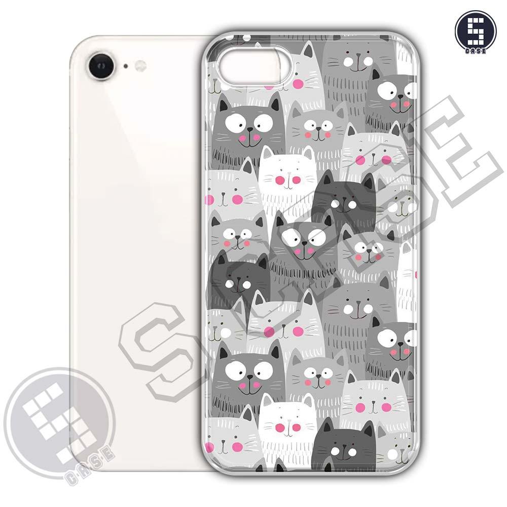 เคสสําหรับiPhone 7 Plus iPhone 8 Plus iPhone SE 2020 2022 หลายรุ่นSLC02 Love Cats