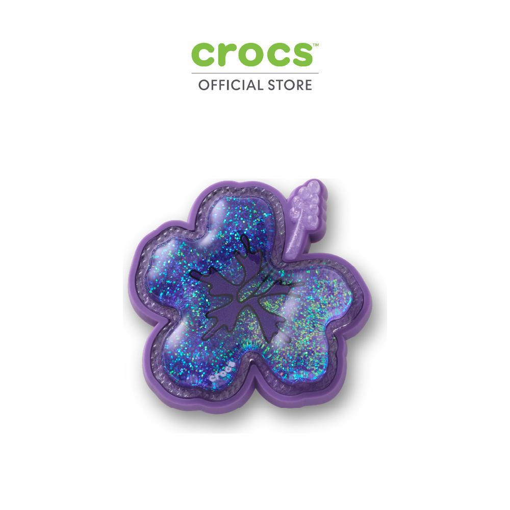 CROCS ตัวติดรองเท้า JIBBITZ™ SQUISH PURPLE HIBISCUS รุ่น 10018505 - MULTICOLOR