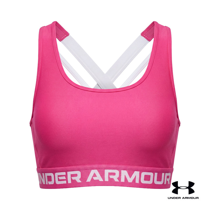 Under Armour สปอร์ตบราสำหรับผู้หญิง Armour® Mid Crossback Strappy