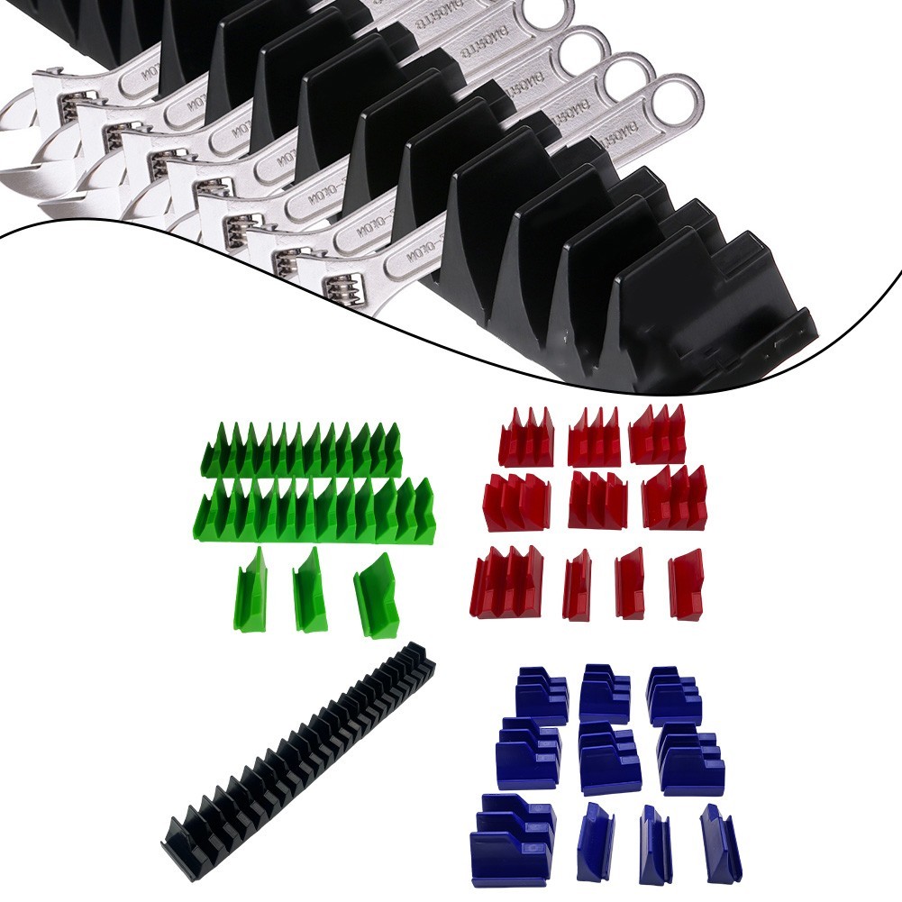 [AMANDA] ที่ใส่ประแจ Modular Tool Organizer Rack Store สูงสุด 23 เครื่องมือ ประแจ Organizer