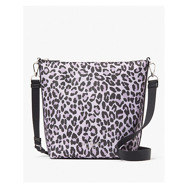 Kate Spade KI843 XDF Chelsea Large Duffle Crossbody กระเป๋าสะพายผู้หญิง สี Violet Mist Multi