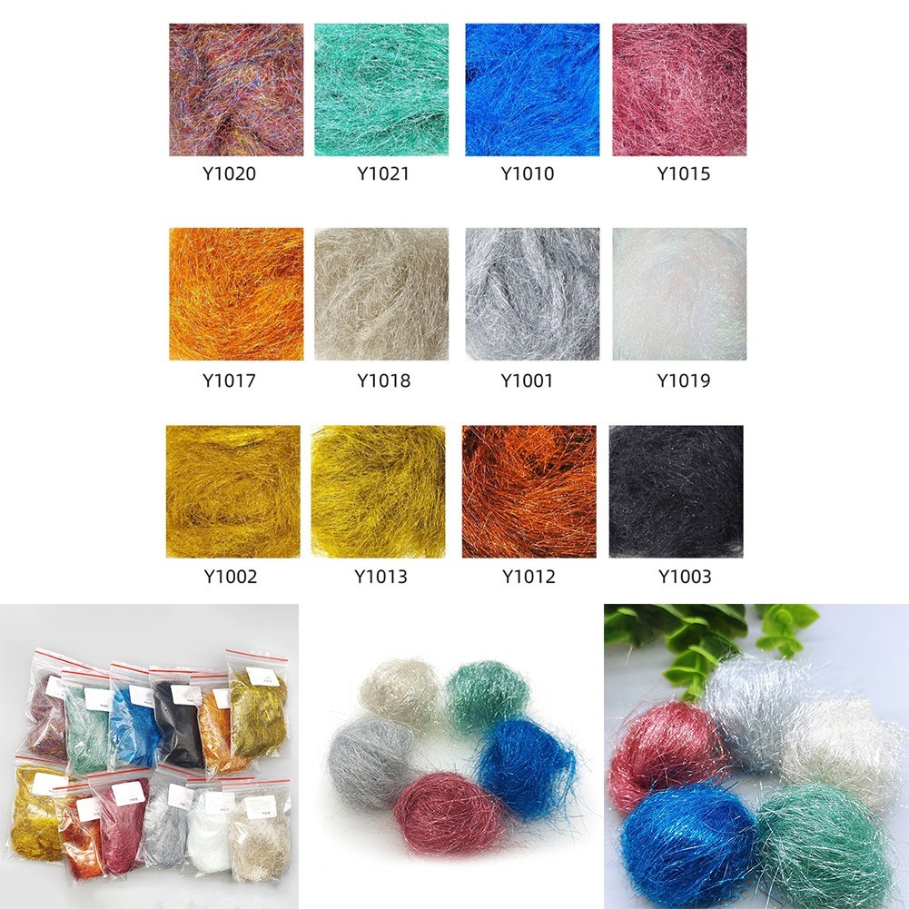 Treasurebox66.th❤️Fly Tying Fly Fishing Tying วัสดุ Ultra-fine Soft Fly Fishing Tying วัสดุ