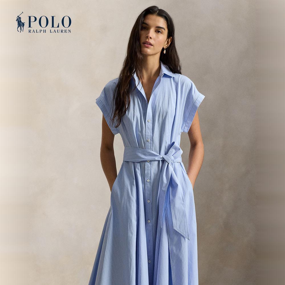 Polo Ralph Lauren ชุดเดรสผู้หญิง รุ่น WMPODRSNFA21042 สีฟ้า