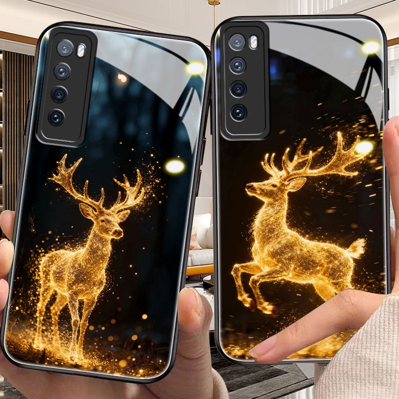 Deer Casing สําหรับ huawei nova 7/se/i,2/i/lite,3/i,4/e,5/t,6,8/i,9/se,10/se,11,y61,y70,y90,mate 9,1