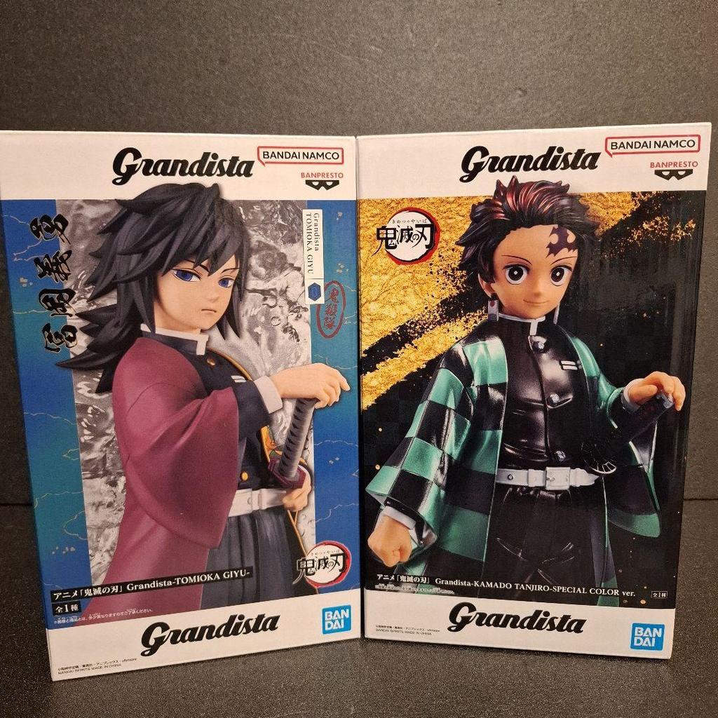 【Direct from Japan】Demon Slayer: Kimetsu no Yaiba Grandista Tanjiro และ Giyuu Figure Set, ยังไม่เปิด