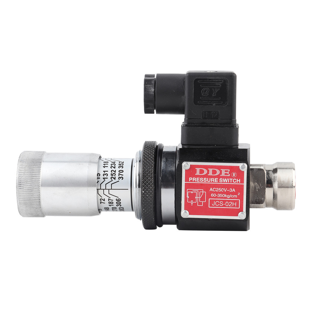 สวิตช์แรงดันไฮดรอลิกรีเลย์ปรับทนทาน 50-350กก./ซม.2 JCS-02H สําหรับระบบน้ํามัน