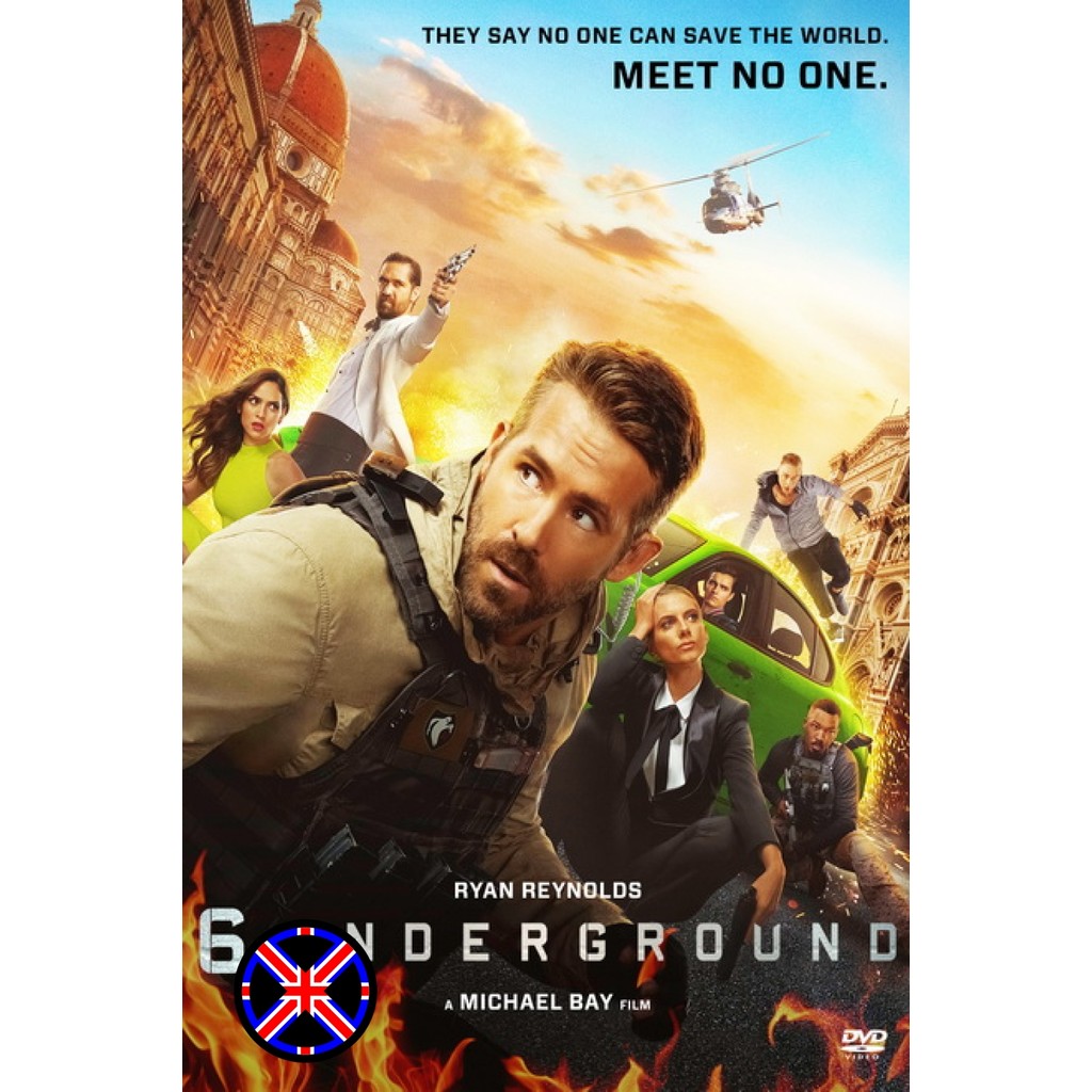 DVD Movie เสียงไทยเต็มเรื่อง 6 Underground (2019) 6 ลับ ดับ โหด