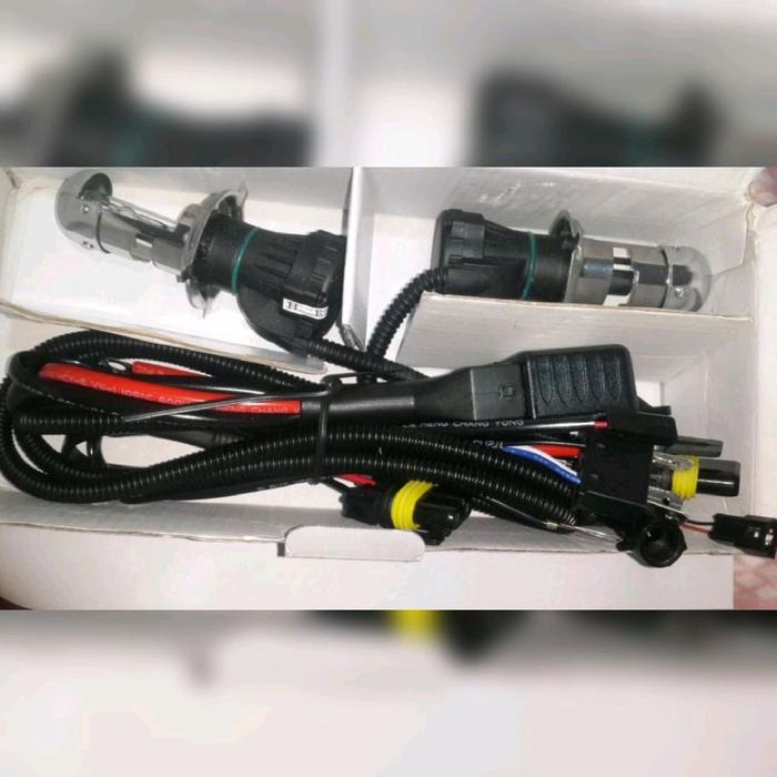 Hid Mobil H4 6000K พร้อมชุดสายเคเบิล Hid H4 6000K Can Hi Low Rare