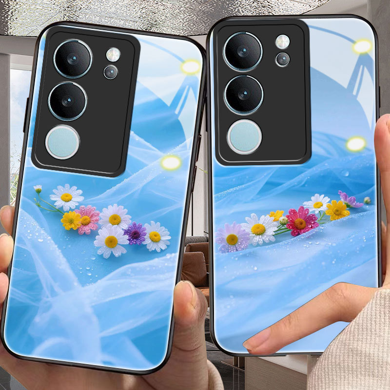 Flower Casing for vivo v29/e,v30/e,v40/v50/lite,v11i,v15,v17,v19,v20/se,v21/e,v23/e,v25/e,v25/e,v2pr