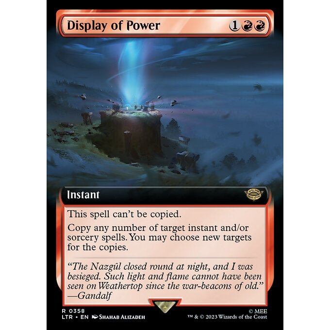 เวทมนตร์: The Gathering - The Lord of the Rings: Tales of Middle-earth - Display of Power (358)