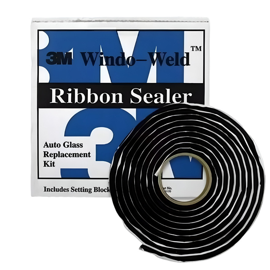 Tool🛠️ 3M 08612 กาวเส้นติดกระจกรถยนต์ ขนาด 3/8นิ้ว * 15ฟุต Window-Weld Round Ribbon Sealer