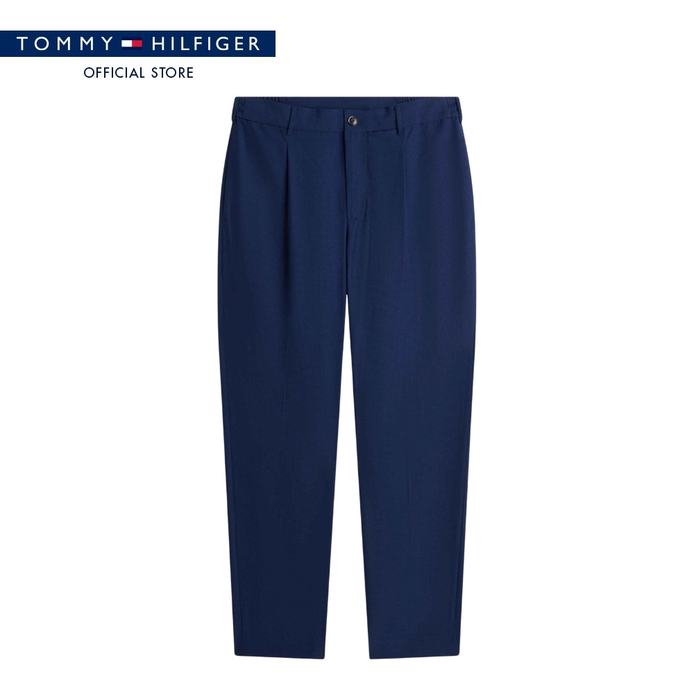 [ลดเพิ่ม 10% โค้ด 10MALL27] Tommy Hilfiger กางเกงขายาว ผู้ชาย รุ่น MW0MW42652 DCA - สีน้ำเงิน