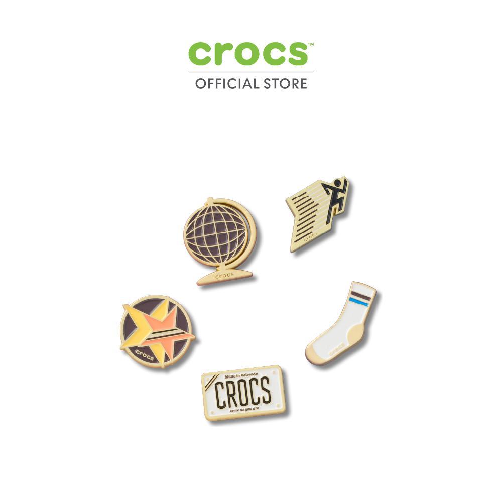 CROCS ตัวติดรองเท้า JIBBITZ™ RETRO RUNNER SPORT 5 PACK รุ่น 10018985 - MULTICOLOR