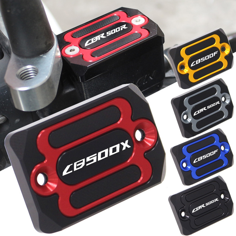 รถจักรยานยนต์เบรคหน้าอ่างเก็บน้ําฝาครอบสําหรับ HONDA CB500F CB500X CBR500R CBR500 R CBR 500R CBR 500