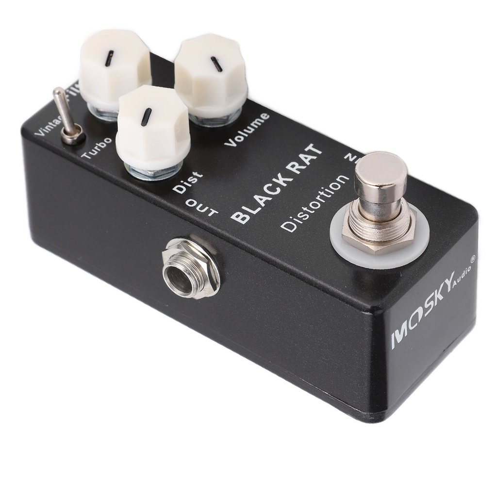 Distortion Guitar Pedal Electric Effector Single Effect Accessories พร้อม True Bypass Switch