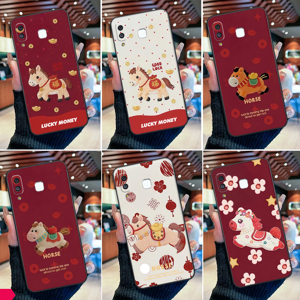 เคส Samsung A8 STAR / Samsung A9 Star Lucky Horse เพื่อโชคลาภ