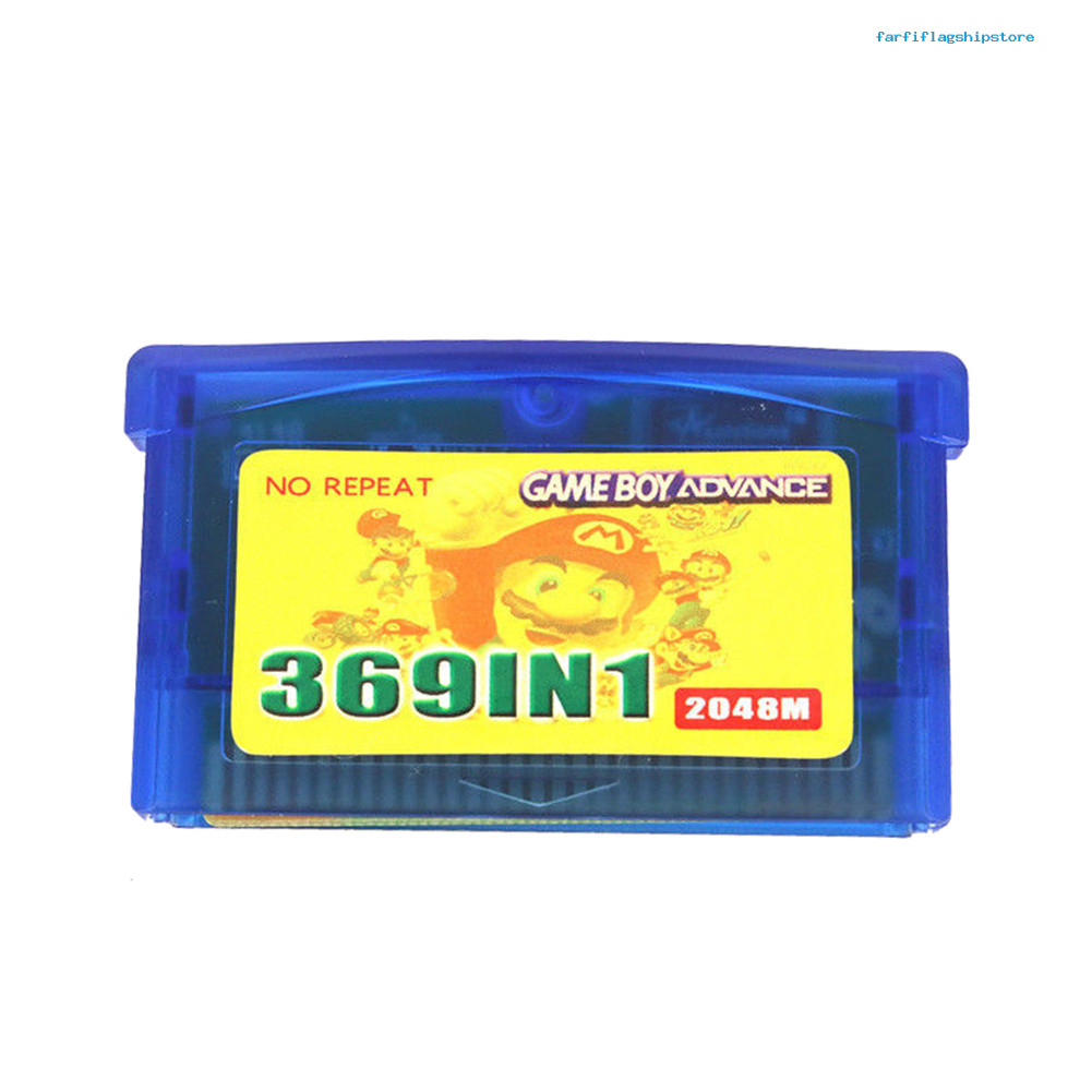 (Farfiflag) 369 in 1 US Version Game Cartridge การ์ดเกมสําหรับ GameBoy Advance