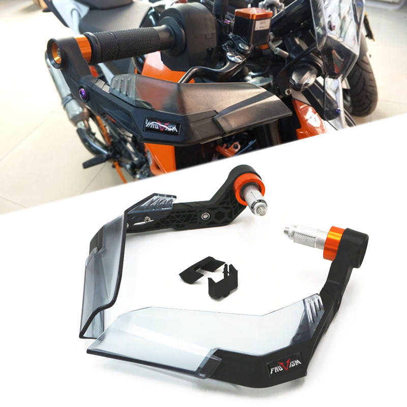 DUKE125 DUKE200 Handguard แปรงบาร์ Hand Guard สําหรับ KTM Duke200 Duke125 Wind Deflector Handlebar H