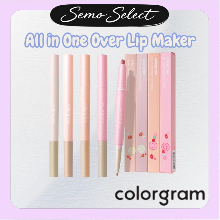 COLORGRAM [COLORGRAM] ALL IN ONE OVER LIP MAKER 5COLORS