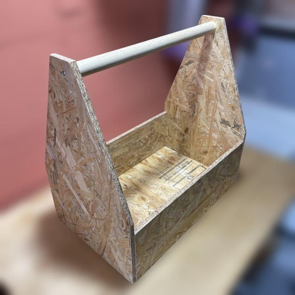 【Direct from Japan】กล่องเก็บของ OSB พร้อมด้ามจับไม้【Japan Exclusive】