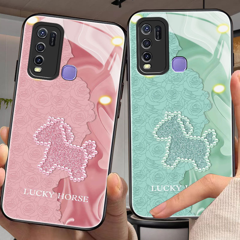 Luck Casing for vivo Y30/i,y31,y33/s/t,y35,y36,y39,y50,y51/a,y55,y66,y67,y72,y76/y-103,y77,y2) เคสกร