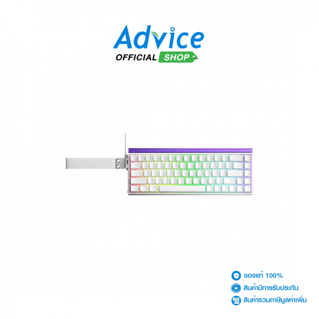 AULA KEYBOARD HERO68HE WHITE METEOR (MAGNETIC SWITCH) - A0178058