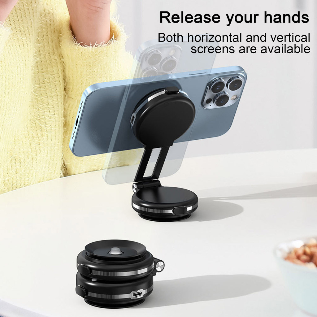 [VGI] Car Mount Holder Electric Vacuum Grip สําหรับ 4.7 "โทรศัพท์นําทาง Travel ใช้ Dual-Mode Design 