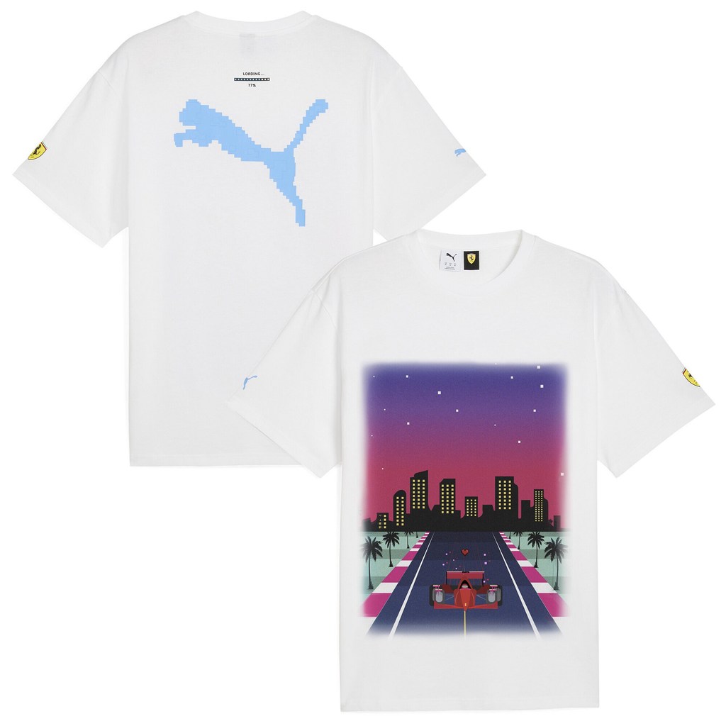 Scuderia Ferrari Puma Special Edition Miami T-Shirt - White