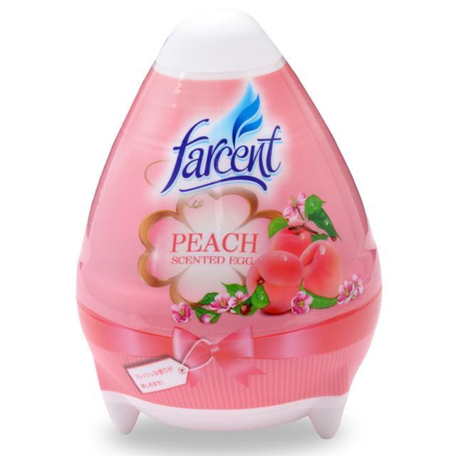 🌺 ฟาร์เซ็นท์เจลหอมปรับอากาศกลิ่นพีช 170กรัม [4710731012314]  🌿 Facent Gel Air Freshner Peach 170g. ❀