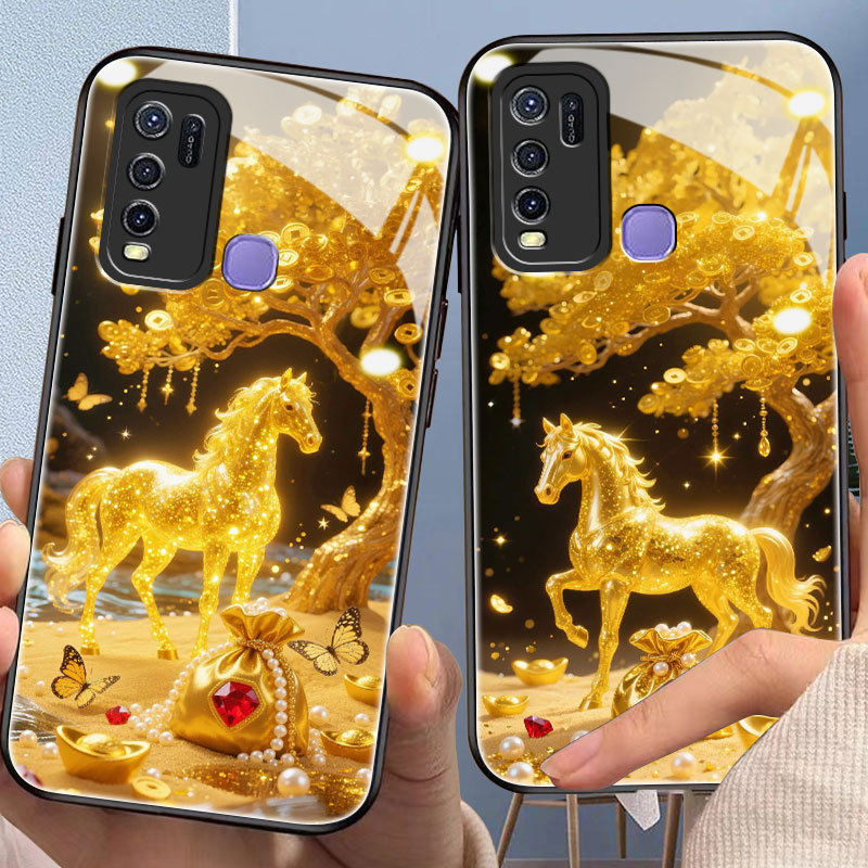 เคสม้าสําหรับ vivo Y30/i,y31,y33/s/t,y35,y36,y39,y50,y51/a,y55,y66,y67,y72,y76/y-103,y77,y93,y93,y77