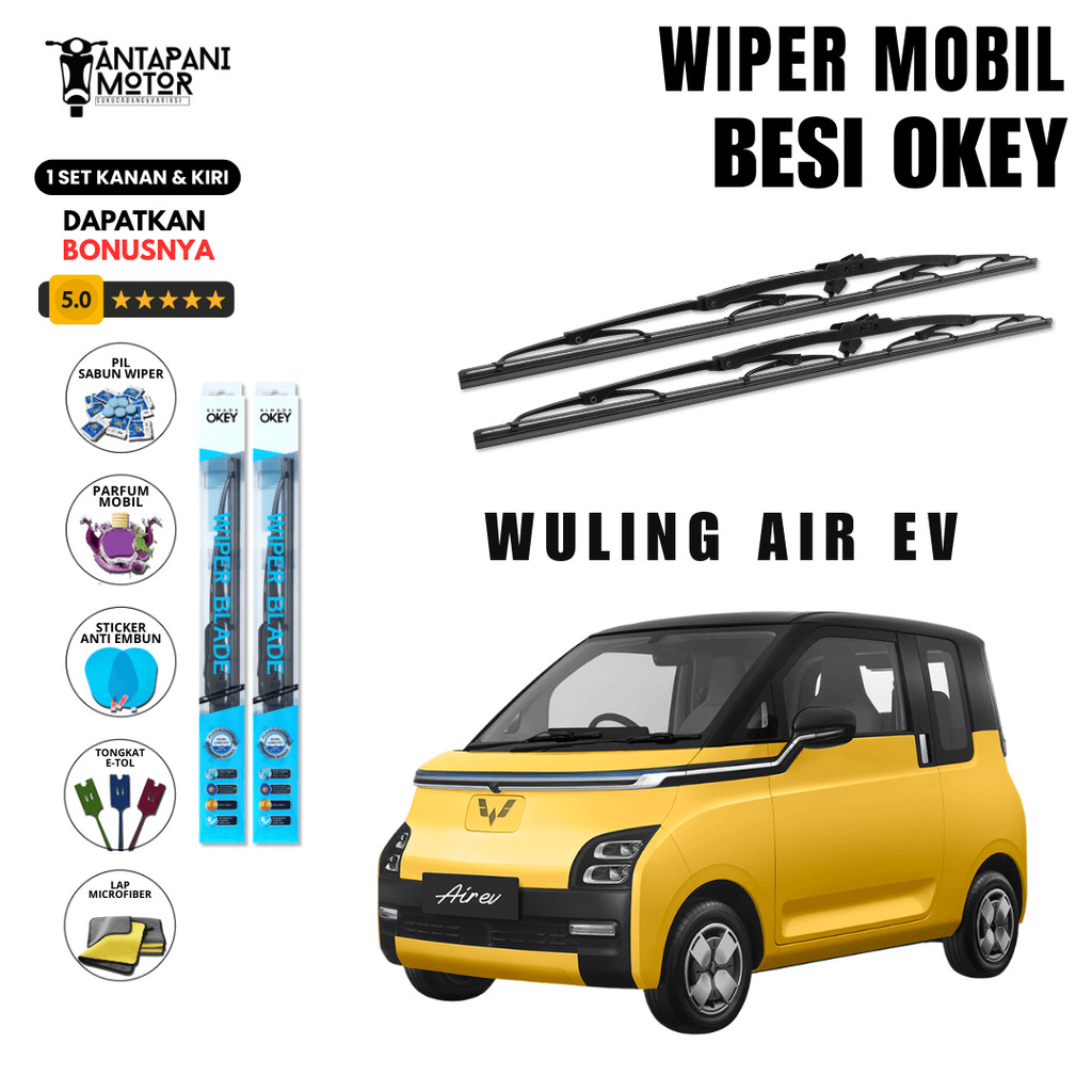 Wuling Air Ev Conventional ที่ปัดน้ําฝนกระจกรถยนต์ฟรี 5 โบนัส