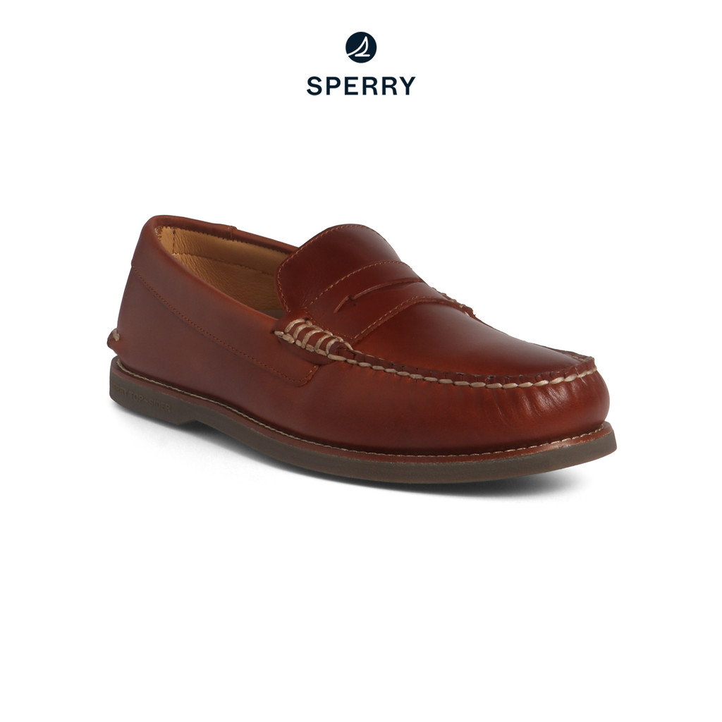 SPERRY GOLD CUP CAMBRIDGE PENNY รองเท้าโลฟเฟอร์ ผู้ชาย สีแทน ( FLT - 13934330 )
