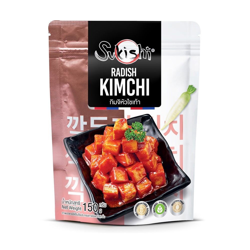 🐙 ซูกิชิ กิมจิหัวไชเท้า 150 กรัม 🐟 SUKISHI KIMCHI RADISH 150 G. 🐞   🐒