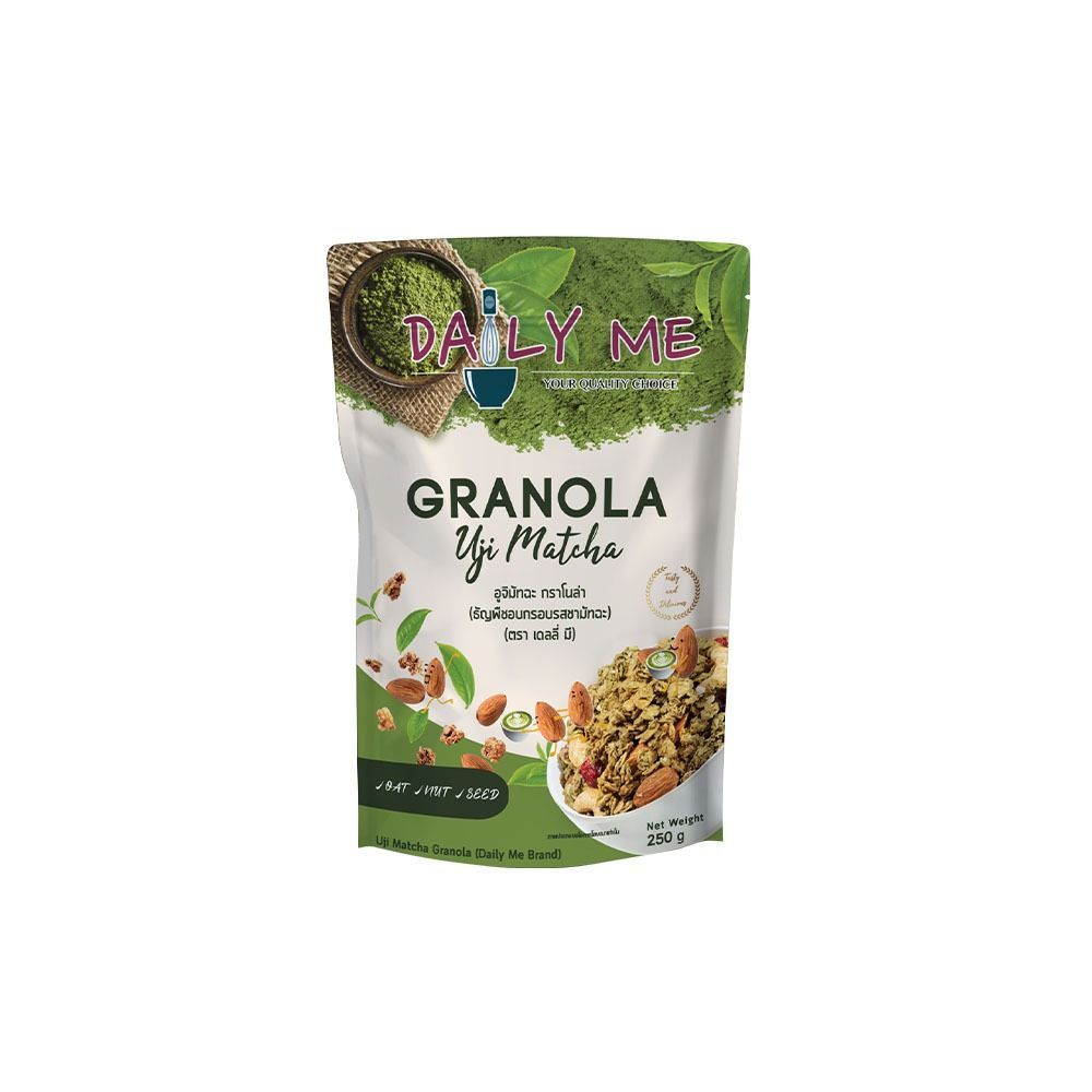 🐙 เดลลี่มี กราโนล่า รสมัทฉะ 250ก. 🐟 DAILY ME GRANOLA UJI MATCHA 250G. 🐞   🐒